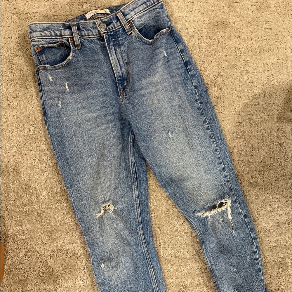 Abercrombie Classic Distressed Blue Women’s Jeans